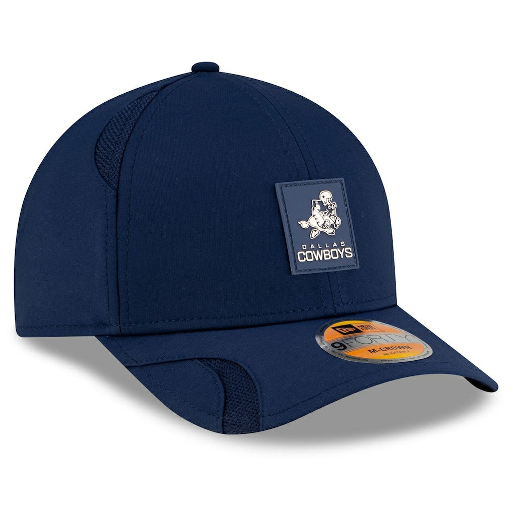 Dallas Cowboys New Era 2025 Sideline Throwback M-Crown 9FORTY Adjustable Hat