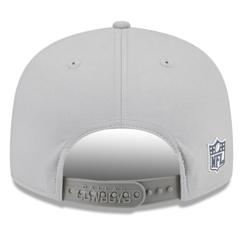 Dallas Cowboys New Era 2025 Sideline Split Panel 9FIFTY Snapback Hat