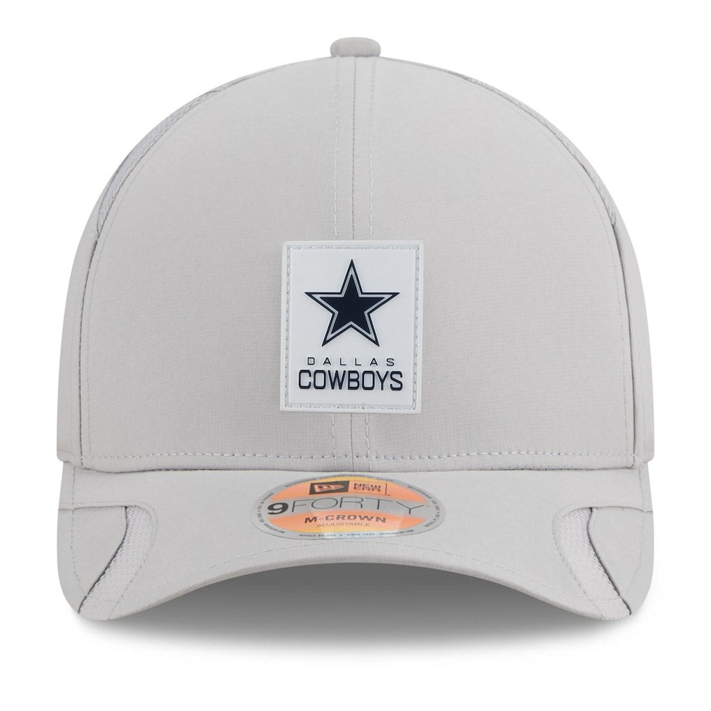 Dallas Cowboys New Era 2025 Sideline M-Crown 9FORTY Adjustable Hat