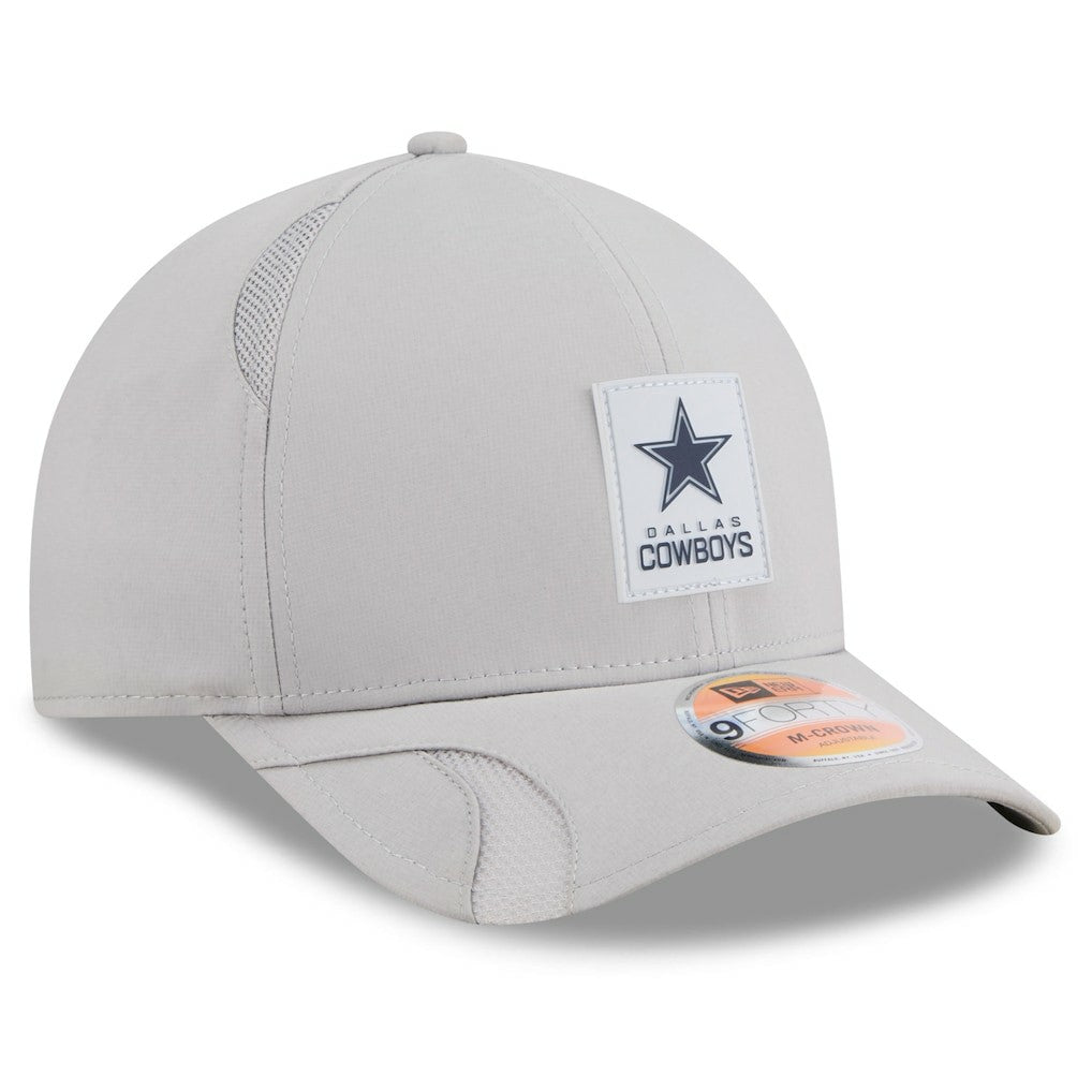 Dallas Cowboys New Era 2025 Sideline M-Crown 9FORTY Adjustable Hat