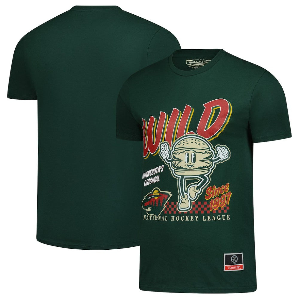 Minnesota Wild Mitchell & Ness Local Food T-Shirt On Sale