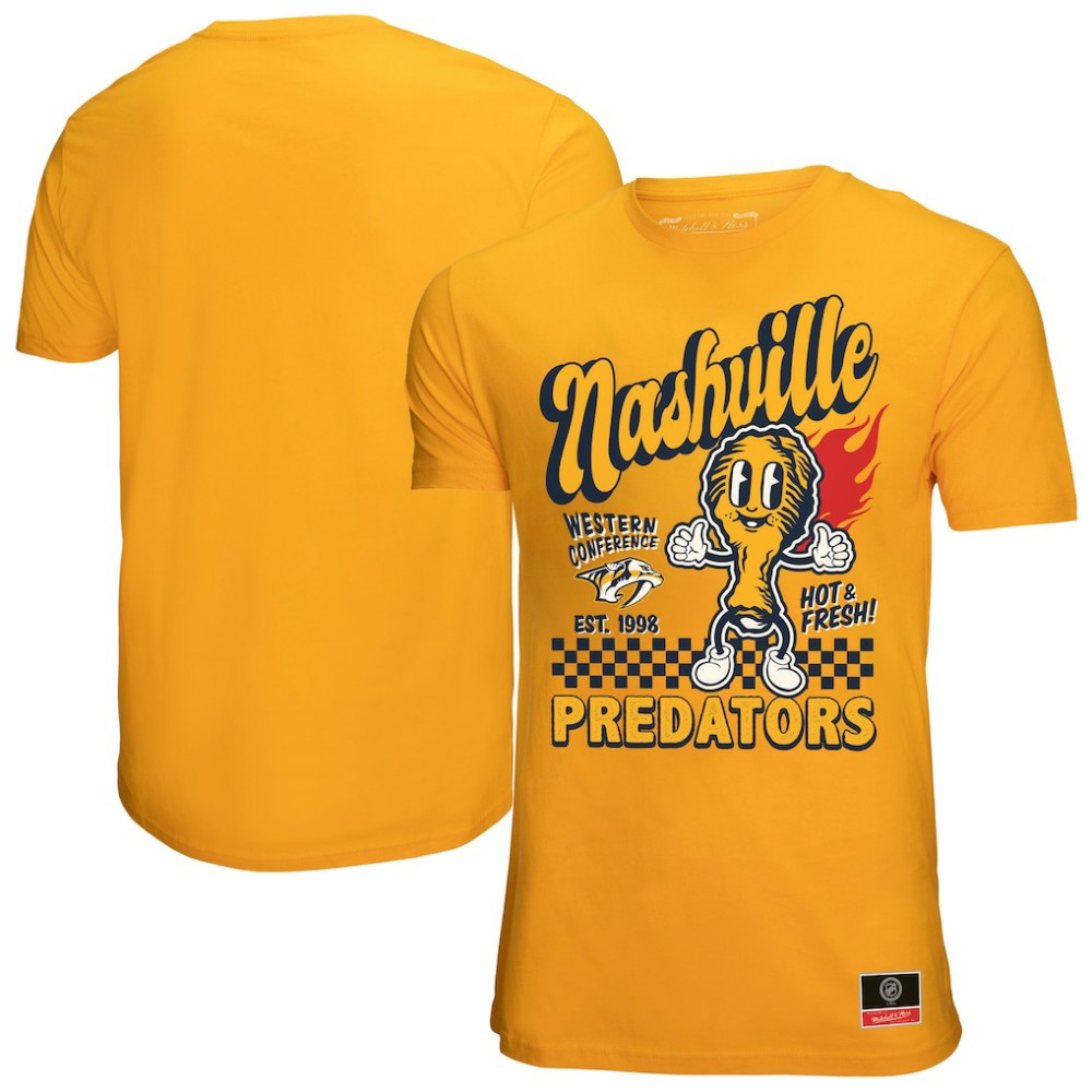Nashville Predators Mitchell & Ness Local Food T-Shirt Sale