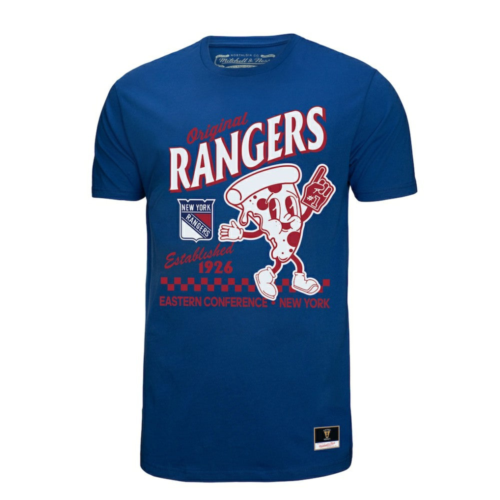 New York Rangers Mitchell & Ness Local Food T-Shirt Discount