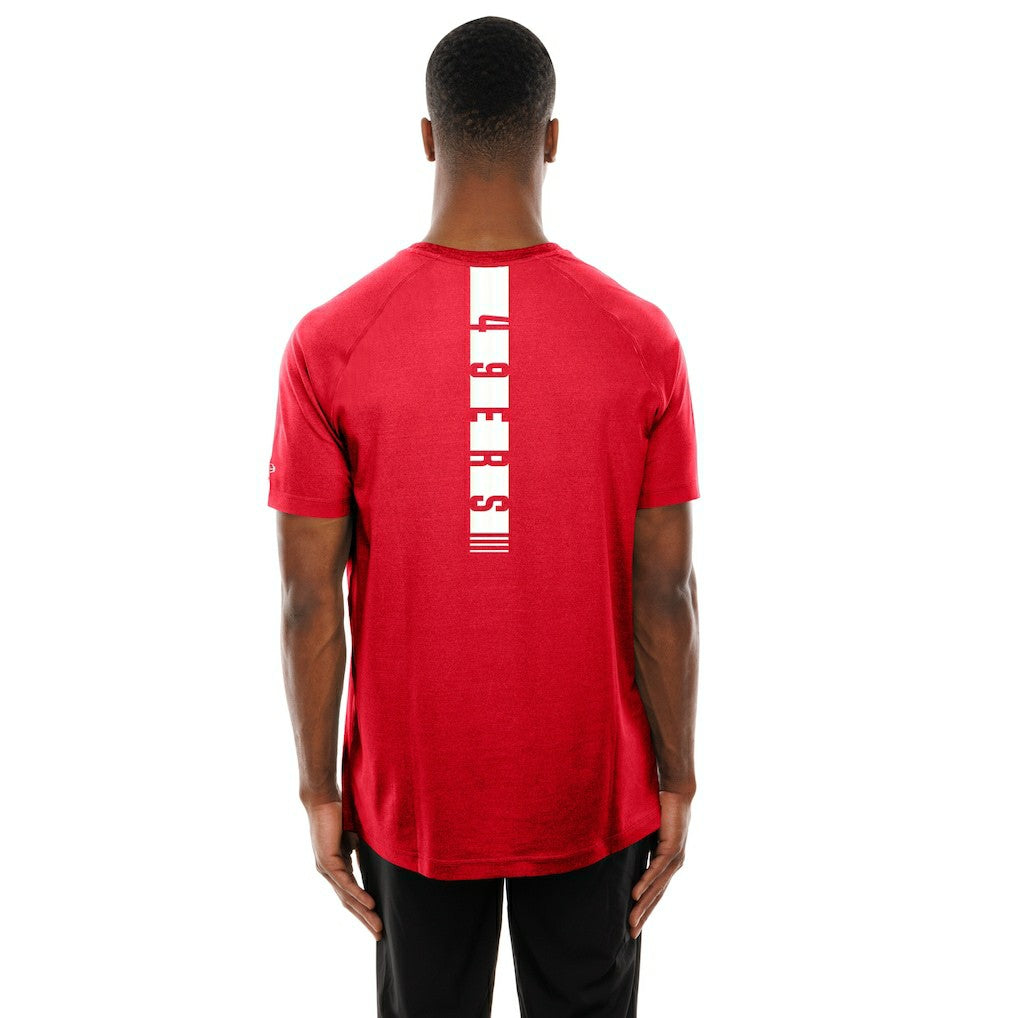 San Francisco 49ers New Era Functional Fandom Reflective T-Shirt