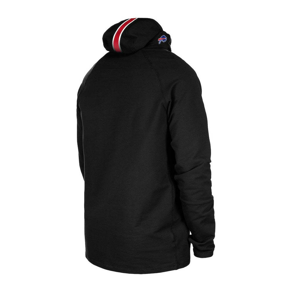 Buffalo Bills New Era Functional Fandom Balaclava Helmet Stripe Tri-Blend Hoodie