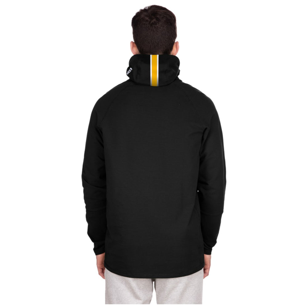 Green Bay Packers New Era Functional Fandom Balaclava Helmet Stripe Tri-Blend Hoodie