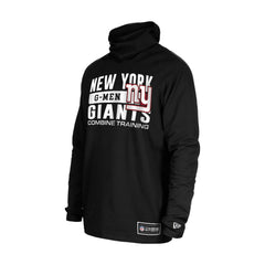 New York Giants New Era Functional Fandom Balaclava Helmet Stripe Tri-Blend Hoodie