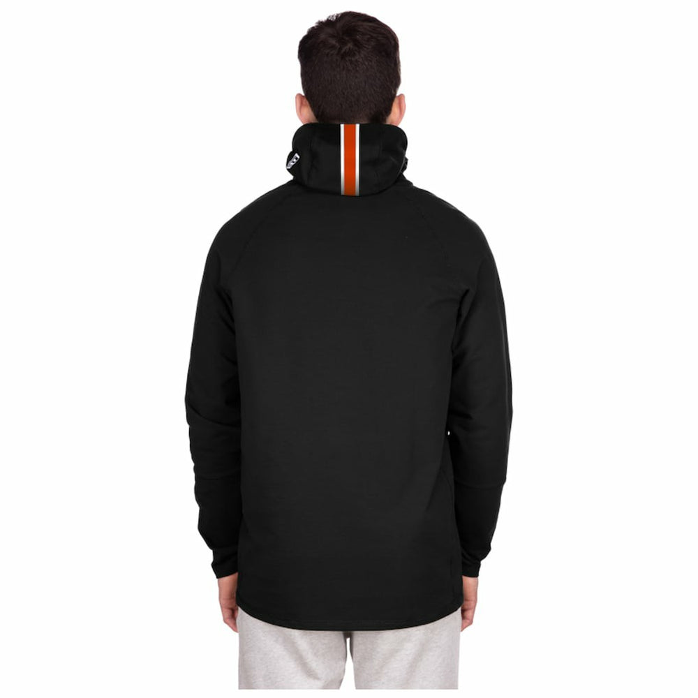 Cincinnati Bengals New Era Functional Fandom Balaclava Helmet Stripe Tri-Blend Hoodie