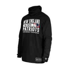 New England Patriots New Era Functional Fandom Balaclava Helmet Stripe Tri-Blend Hoodie