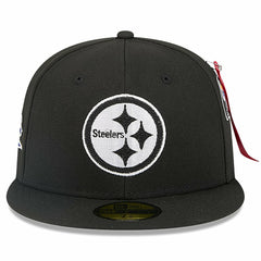 Pittsburgh Steelers New Era x Alpha Industries 59FIFTY Fitted Hat