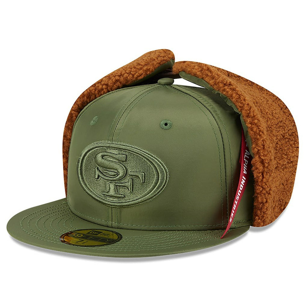 San Francisco 49ers New Era x Alpha Industries Dog Ears 59FIFTY Fitted Hat