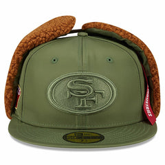 San Francisco 49ers New Era x Alpha Industries Dog Ears 59FIFTY Fitted Hat