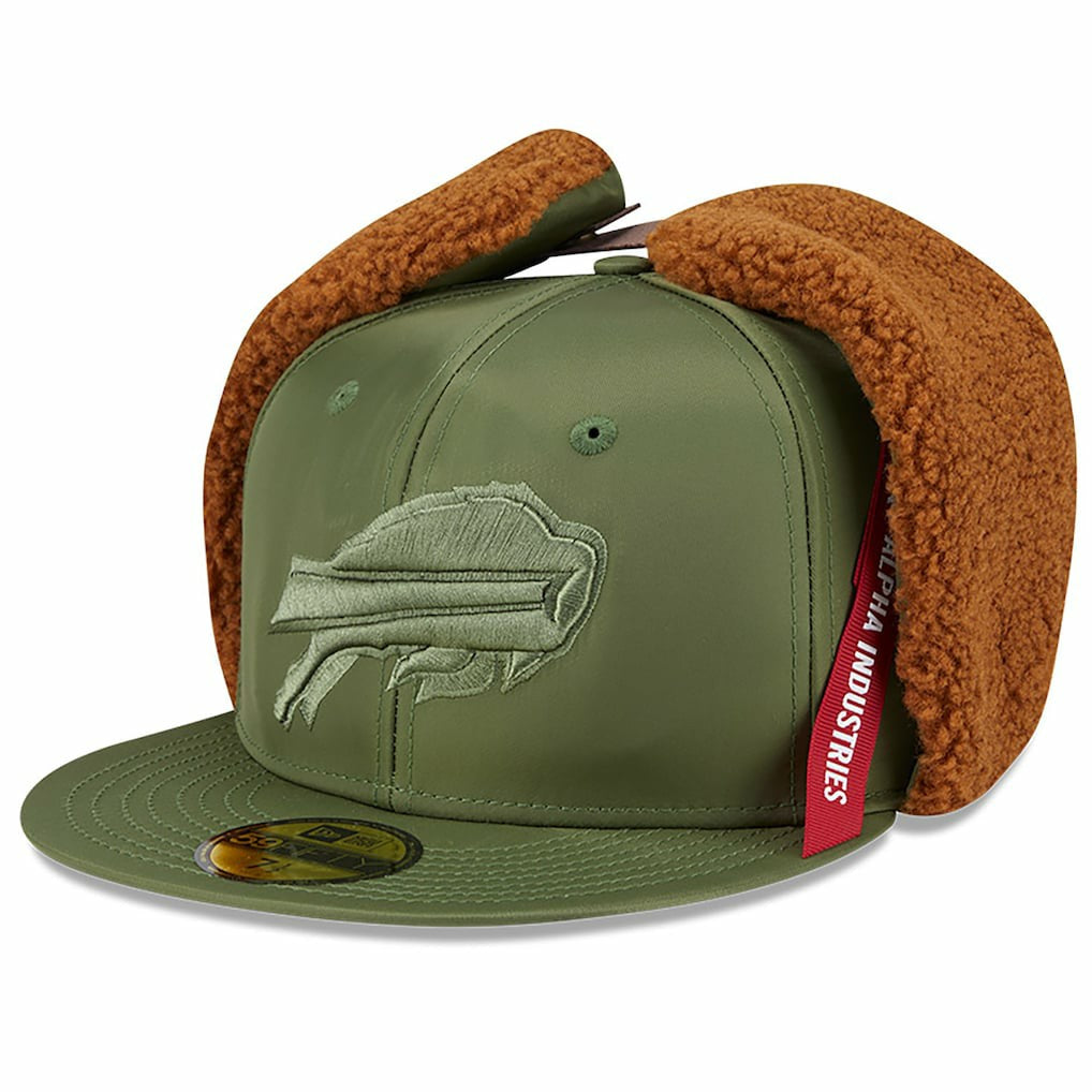 Buffalo Bills New Era x Alpha Industries Dog Ears 59FIFTY Fitted Hat