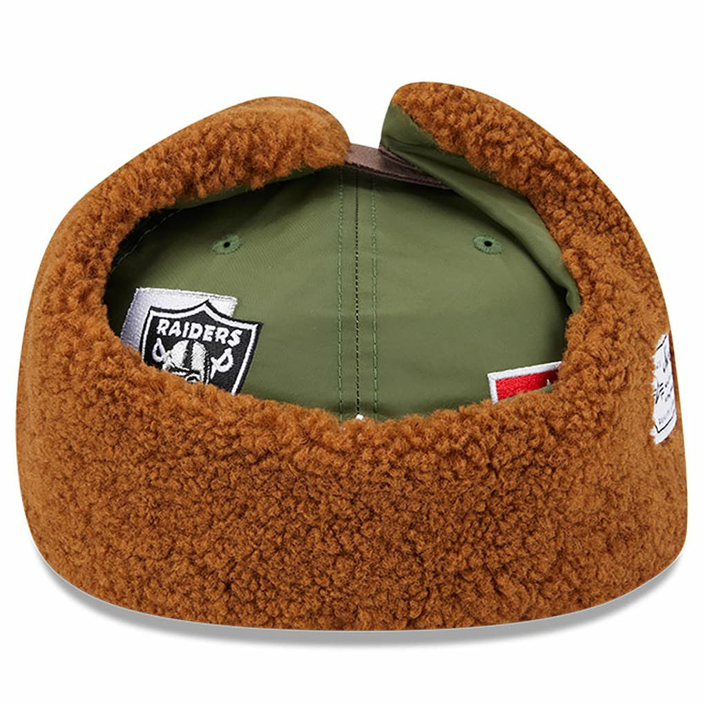 Las Vegas Raiders New Era x Alpha Industries Dog Ears 59FIFTY Fitted Hat