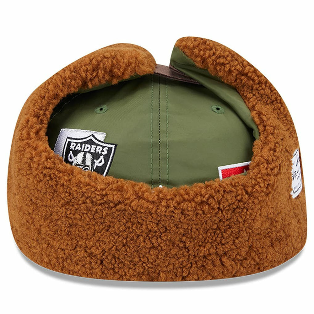Las Vegas Raiders New Era x Alpha Industries Dog Ears 59FIFTY Fitted Hat