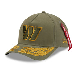 Washington Commanders New Era x Alpha Industries A-Frame 9FORTY Adjustable Hat