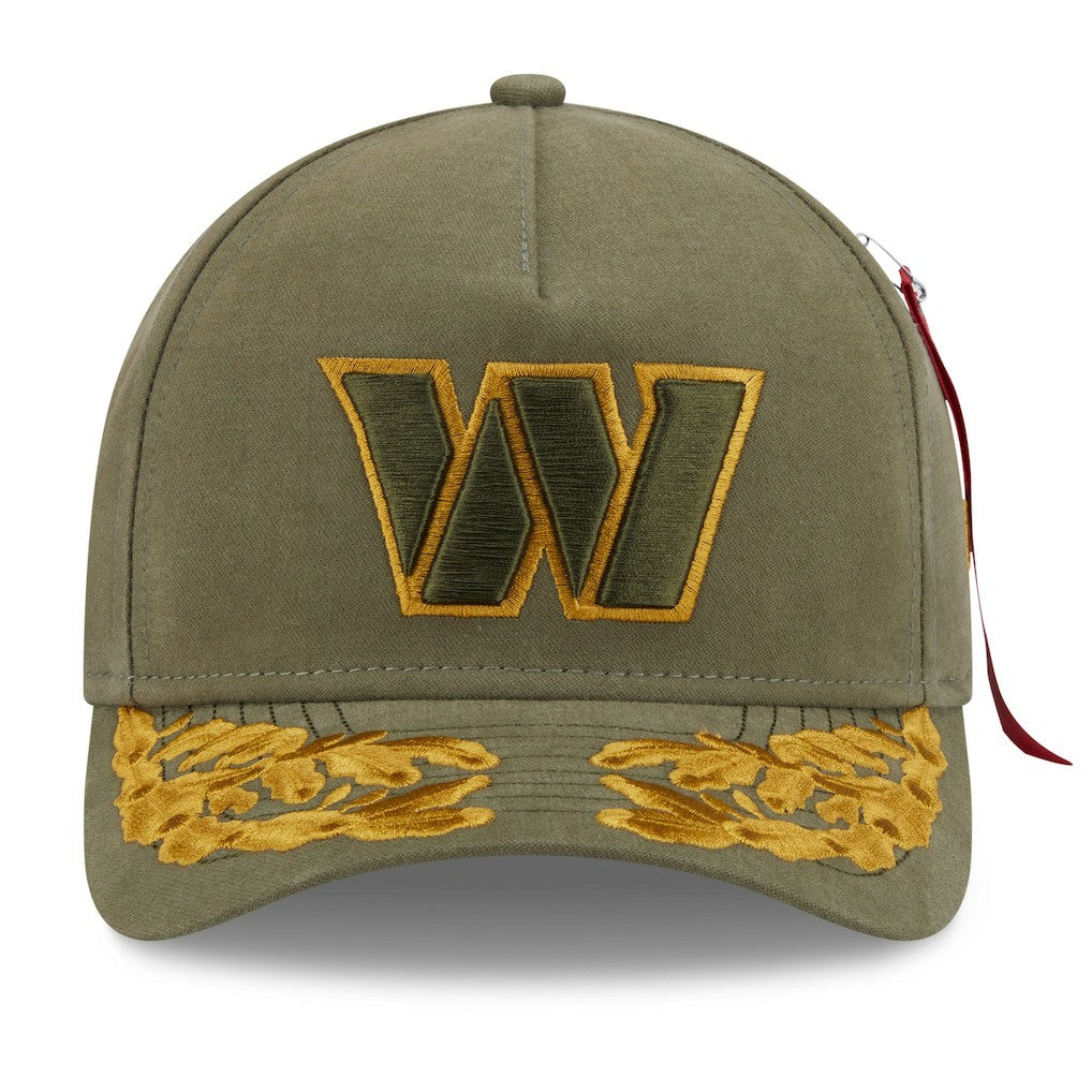 Washington Commanders New Era x Alpha Industries A-Frame 9FORTY Adjustable Hat
