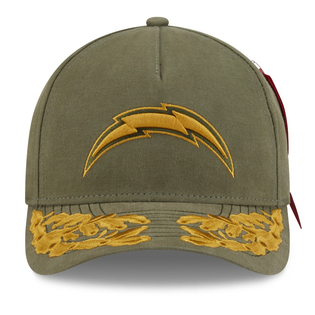 Los Angeles Chargers New Era x Alpha Industries A-Frame 9FORTY Adjustable Hat