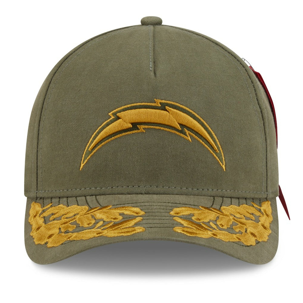 Los Angeles Chargers New Era x Alpha Industries A-Frame 9FORTY Adjustable Hat