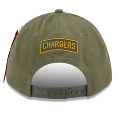 Los Angeles Chargers New Era x Alpha Industries A-Frame 9FORTY Adjustable Hat