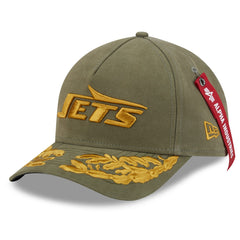 New York Jets New Era x Alpha Industries A-Frame 9FORTY Adjustable Hat