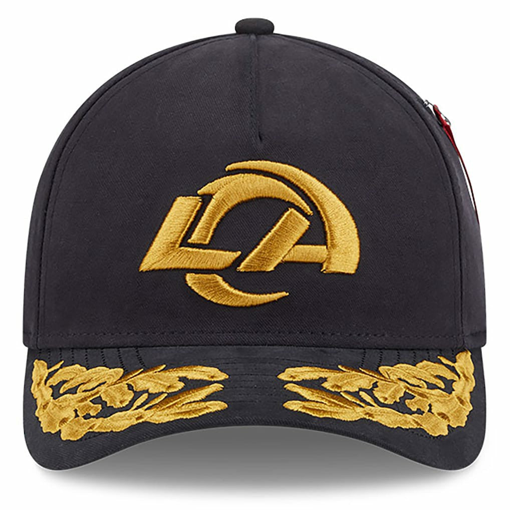 Los Angeles Rams New Era x Alpha Industries A-Frame 9FORTY Adjustable Hat