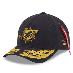 Miami Dolphins New Era x Alpha Industries A-Frame 9FORTY Adjustable Hat