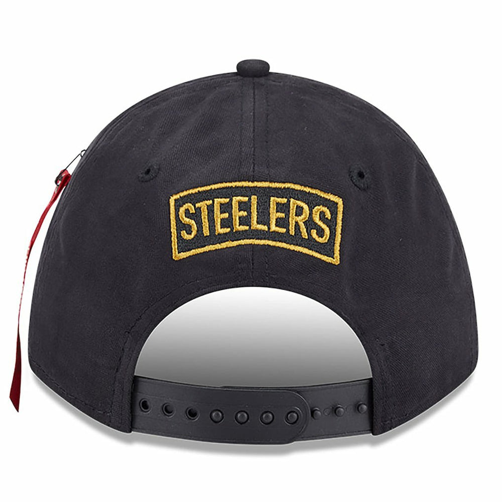 Pittsburgh Steelers New Era x Alpha Industries A-Frame 9FORTY Adjustable Hat
