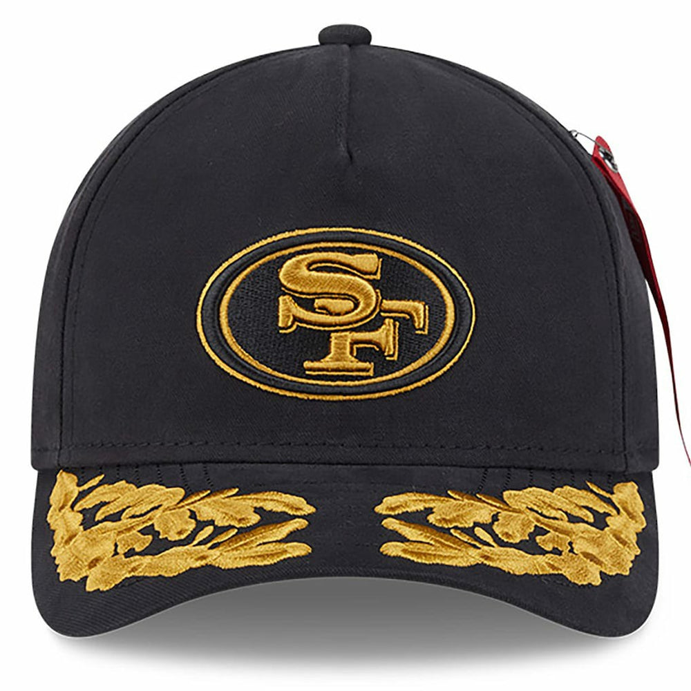 San Francisco 49ers New Era x Alpha Industries A-Frame 9FORTY Adjustable Hat
