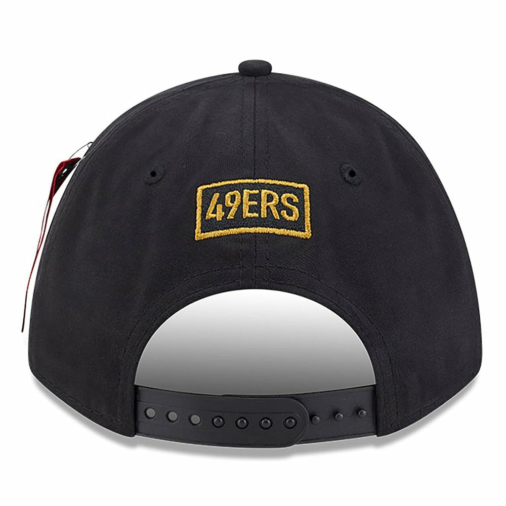 San Francisco 49ers New Era x Alpha Industries A-Frame 9FORTY Adjustable Hat