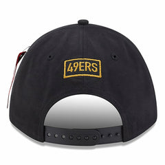 San Francisco 49ers New Era x Alpha Industries A-Frame 9FORTY Adjustable Hat