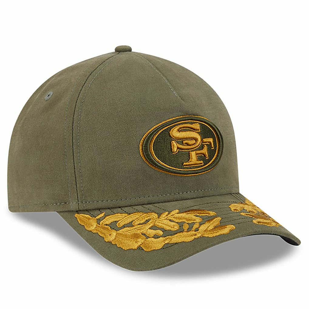 San Francisco 49ers New Era x Alpha Industries A-Frame 9FORTY Adjustable Hat