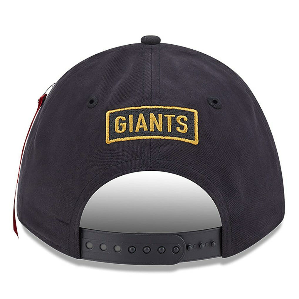 New York Giants New Era x Alpha Industries A-Frame 9FORTY Adjustable Hat