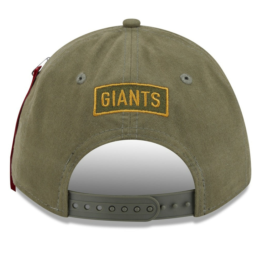 New York Giants New Era x Alpha Industries A-Frame 9FORTY Adjustable Hat