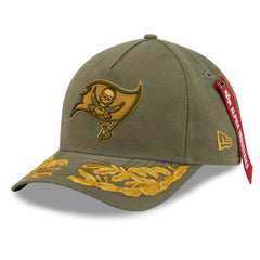 Tampa Bay Buccaneers New Era x Alpha Industries A-Frame 9FORTY Adjustable Hat