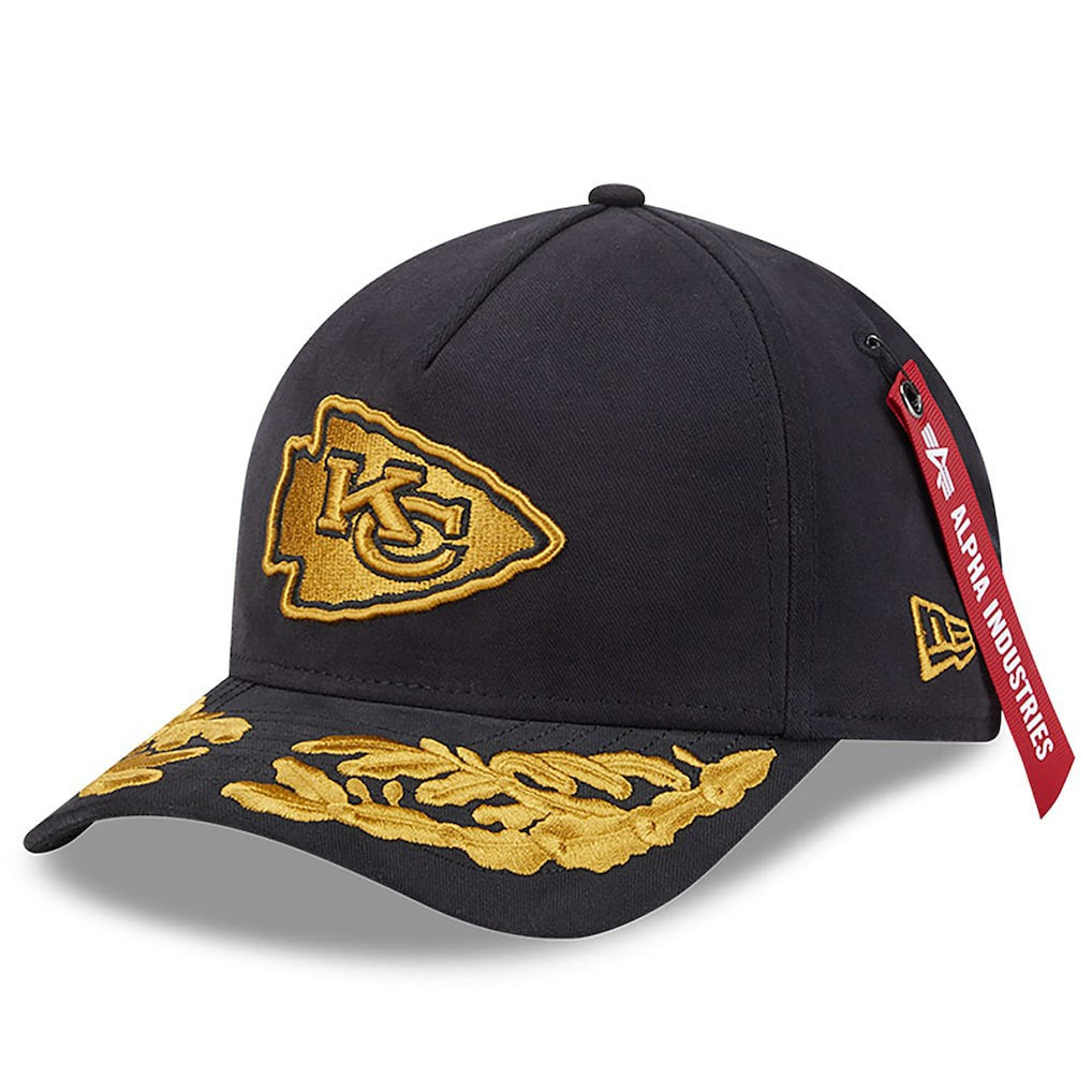 Kansas City Chiefs New Era x Alpha Industries A-Frame 9FORTY Adjustable Hat