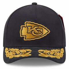 Kansas City Chiefs New Era x Alpha Industries A-Frame 9FORTY Adjustable Hat