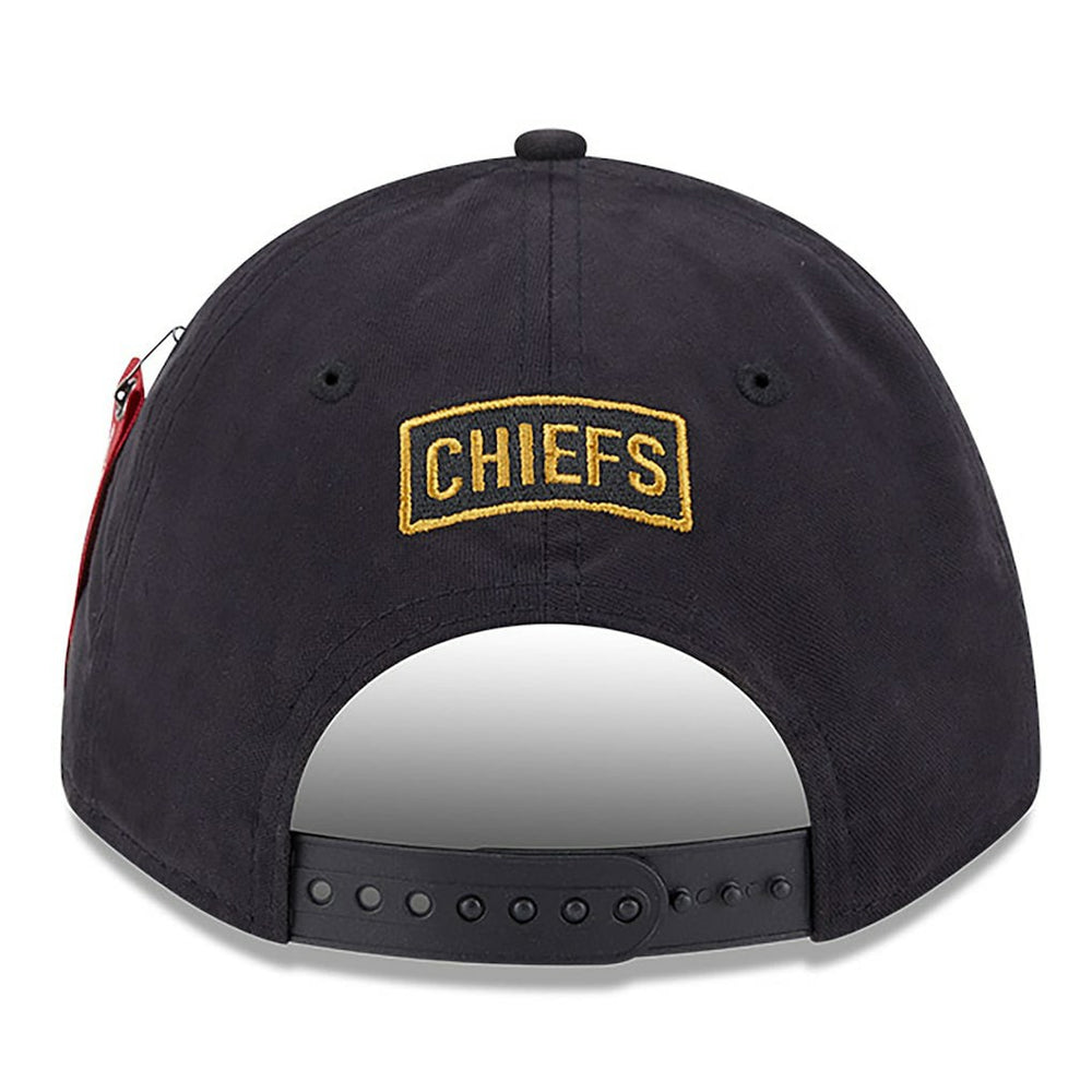 Kansas City Chiefs New Era x Alpha Industries A-Frame 9FORTY Adjustable Hat