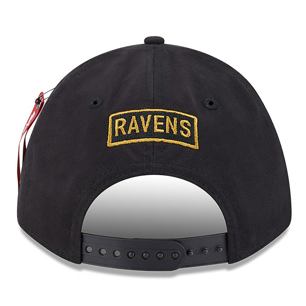 Baltimore Ravens New Era x Alpha Industries A-Frame 9FORTY Adjustable Hat