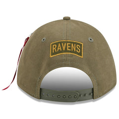 Baltimore Ravens New Era x Alpha Industries A-Frame 9FORTY Adjustable Hat