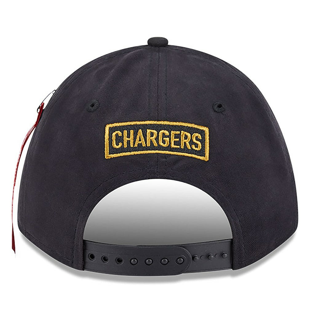 Los Angeles Chargers New Era x Alpha Industries A-Frame 9FORTY Adjustable Hat