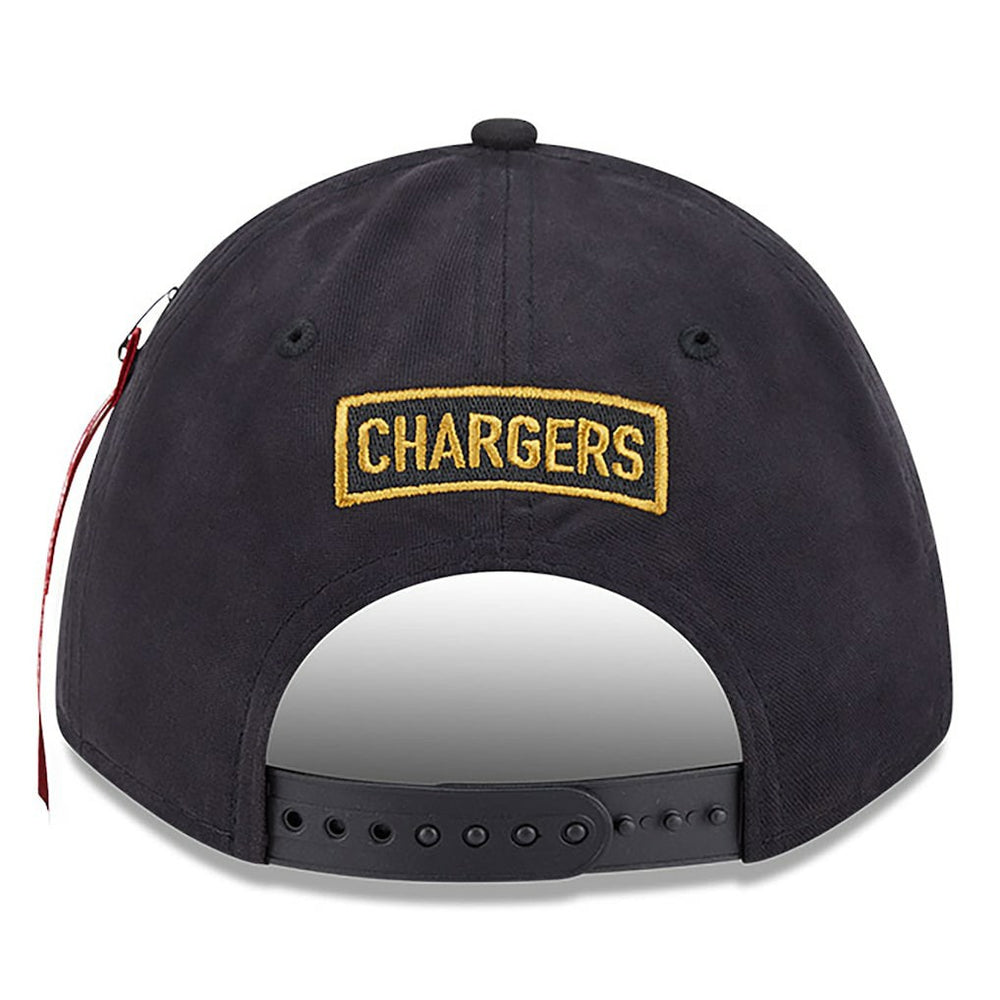 Los Angeles Chargers New Era x Alpha Industries A-Frame 9FORTY Adjustable Hat