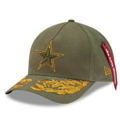 Dallas Cowboys New Era x Alpha Industries A-Frame 9FORTY Adjustable Hat