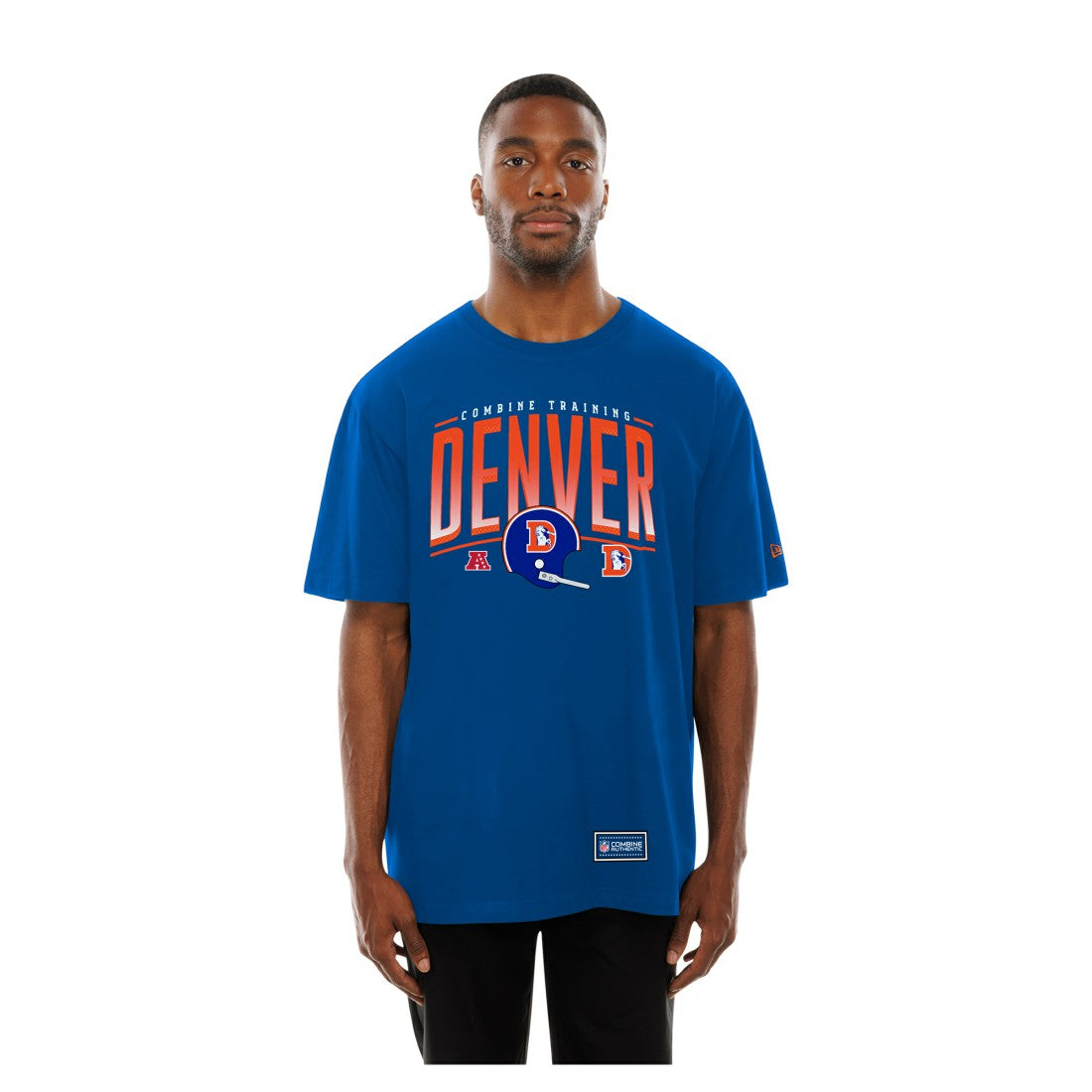 Denver Broncos New Era Combine Authentic Training Throwback T-Shirt
