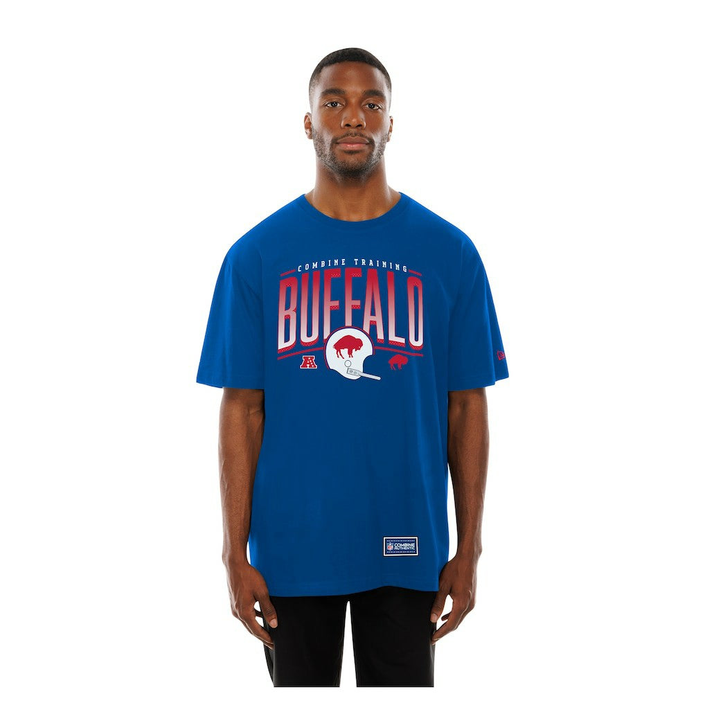 Buffalo Bills New Era Combine Authentic Training Throwback T-Shirt