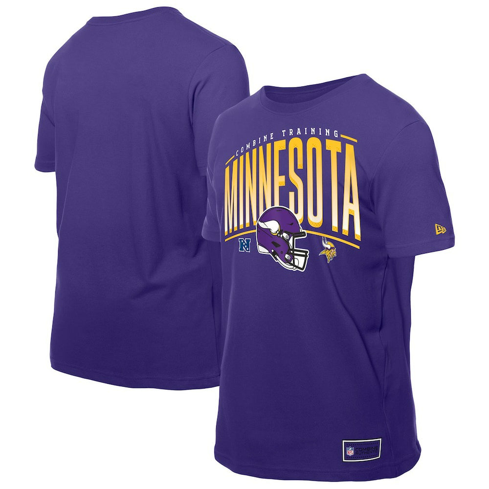 Minnesota Vikings New Era Combine Authentic Training Throwback T-Shirt