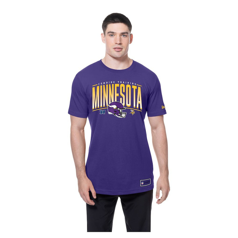 Minnesota Vikings New Era Combine Authentic Training Throwback T-Shirt