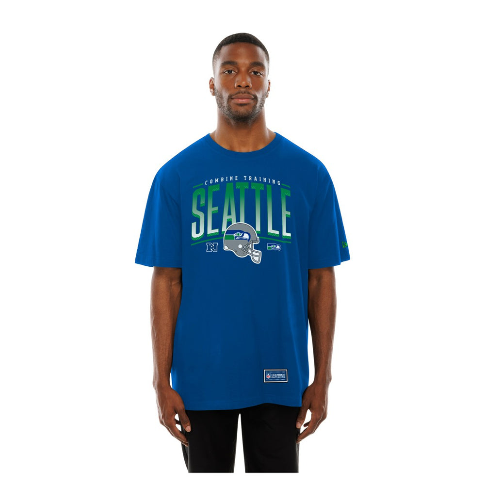 Seattle Seahawks New Era Combine Authentic Training Throwback T-Shirt