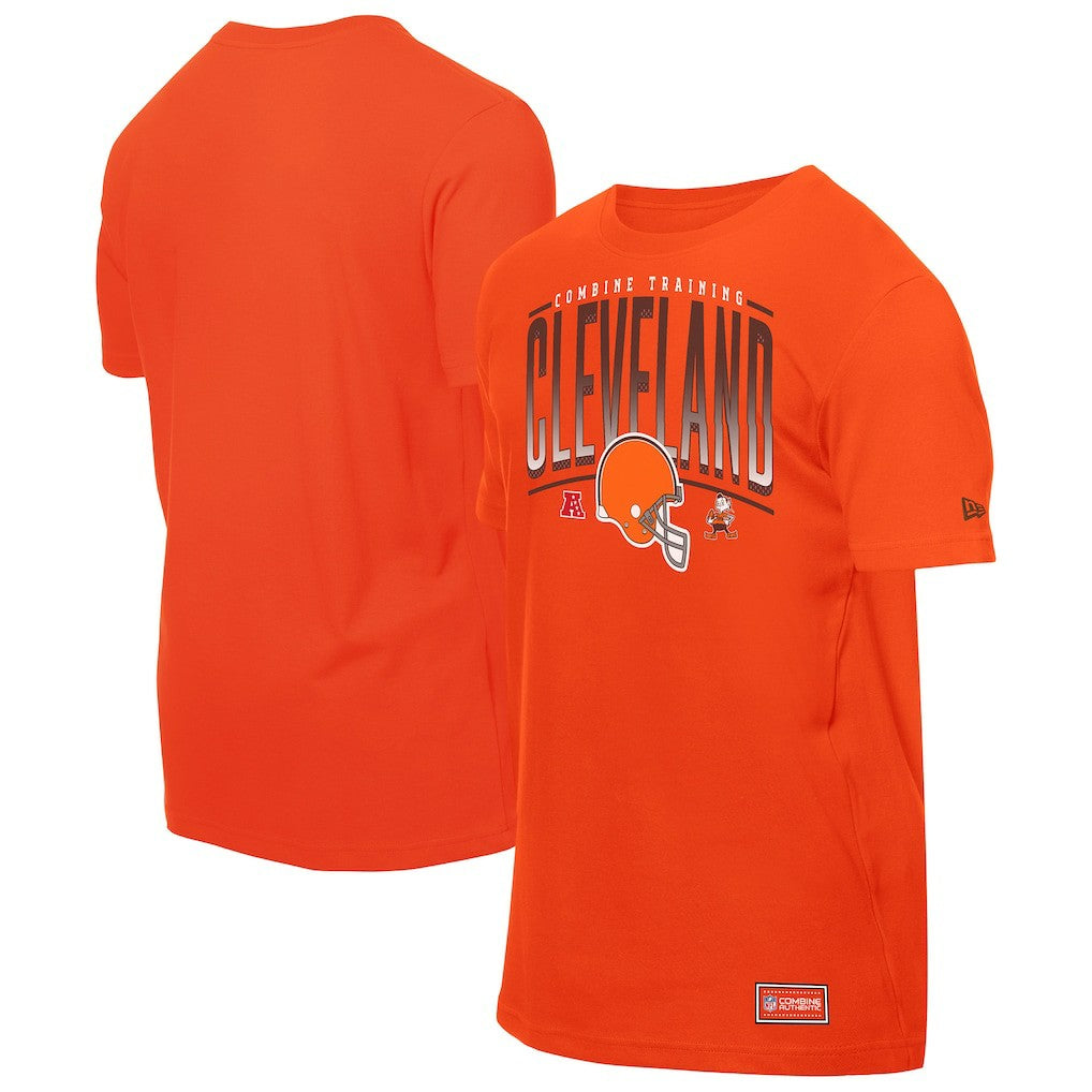 Cleveland Browns New Era Combine Authentic Training Throwback T-Shirt