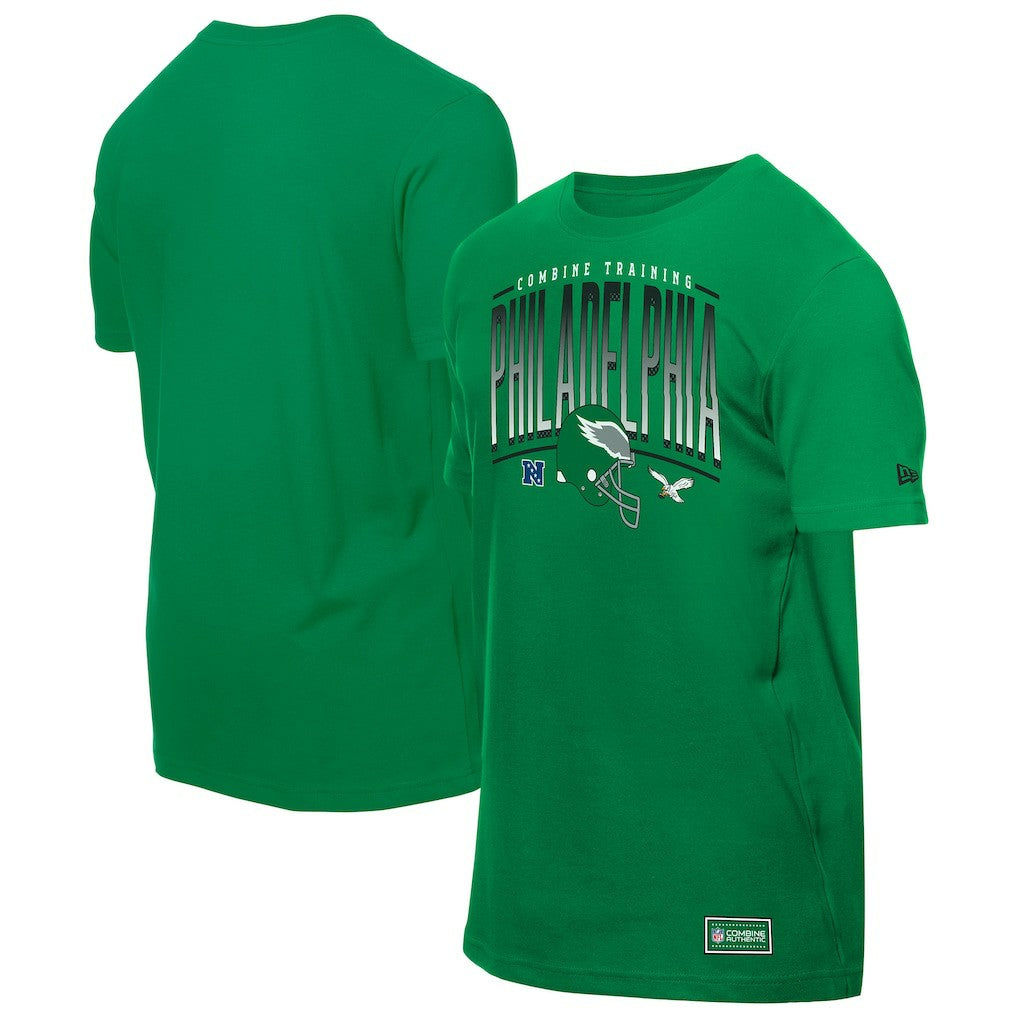 Philadelphia Eagles New Era Combine Authentic Training Throwback T-Shirt